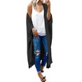 thumbnail image 3 of Celmia Cardigan Mince pour Femmes à Manches Chauve-Souris, Cache-Maillot des Fêtes, 3 of 7
