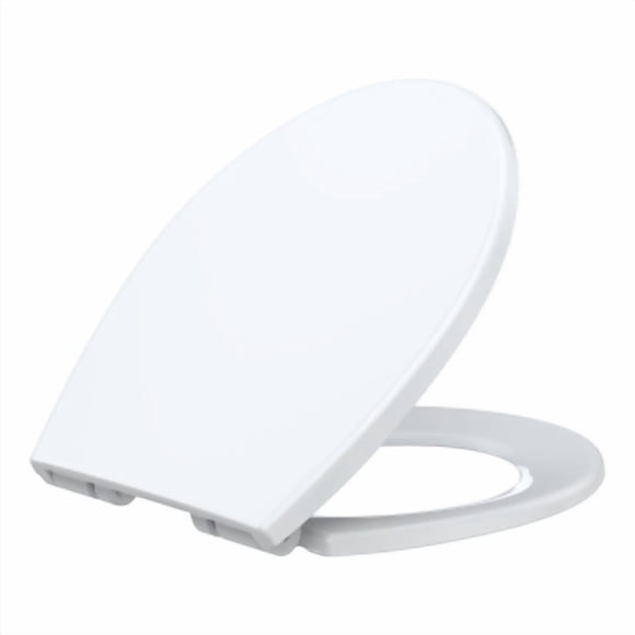 Elongated Toilet Seat, Soft Close Hinge Magnetic Non-Slip Seat Toilet Lid, Quick-Release Funciton American Standard Elongated Toilet Seat, White
