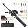 thumbnail image 1 of Fishing Rod & Reel Combo Set Portable Telescopic 180cm/210cm, 1 of 8