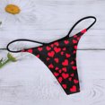 thumbnail image 4 of Ketyyh-chn99 Culottes pour Femmes Bikini Extensibles Doux Culottes Échancrées Rouge,m, 4 of 5