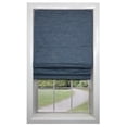 thumbnail image 1 of Versailles - Cordless Roman Shade, Caesar Collection, Room Darkening Fabric, 30" x 63", Blue, 1 of 10