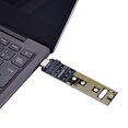 thumbnail image 5 of M.2 NVME USB 3.1 Adapter, M-Key M.2 NGFF NVME to USB Card Reader USB 3.1 Gen 2 Bridge Chip with 10 Gbps High Performance, Compatible with Samsung 950/960/970 Evo/Pro or Other M.2 SSDs with PCI-E Type, 5 of 5