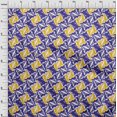 thumbnail image 4 of oneOone Rayon Dark Blue Fabric Abstracts Craft Projects Decor Fabric Printed By The Yard 56 Inch Wide, 4 of 4