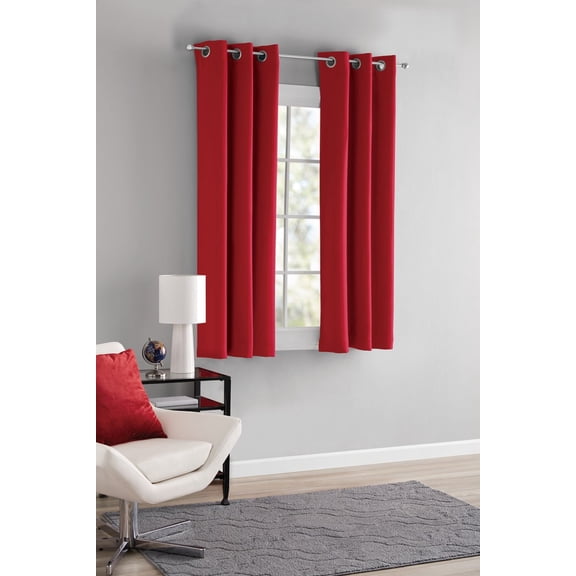MAINSTAYS Blackout Energy Efficient Grommet Window Curtains Panel