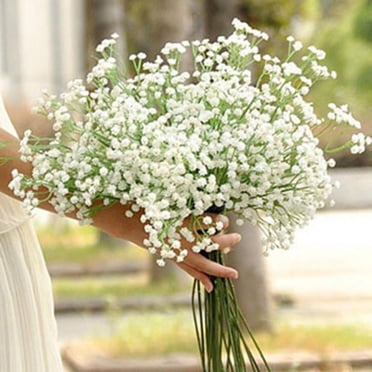 zanvin Artificial flowers 锛?Fleur de Gypsophile Artificielle Faux Bouquet en Soie pour Mariage Fête Décoration Maison, Accessoires Décoratifs Cadeau pour Maman/maison/ados