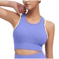 thumbnail image 3 of Lace Bras for Women Full-Coverage Bra Feature V-Neck Training Bra Style W-1804 Blue L, 3 of 5