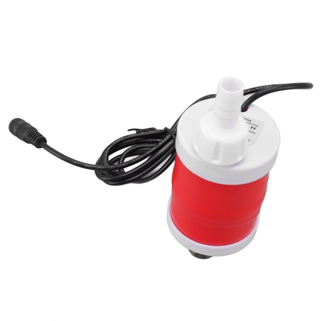 Pompe Submersible, Étanche à la Chaleur DC 12V 20W Pompe à Eau de Poisson Portable IPX8 Imperméable à l'Eau pour Aquarium