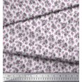 thumbnail image 3 of Soimoi Velvet Fabric Floral Shirting Print Fabric by The Yard 58 Inch Wide, 3 of 3