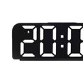 thumbnail image 4 of GUOOL Horloge de Bureau Numérique Silencieuse Enfants Adolescents Adultes Rotation Projection LED Réveil Lumière Noire Blanche, 4 of 8