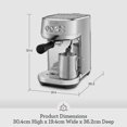 thumbnail image 3 of Breville BES500BSS Bambino Plu, 3 of 7