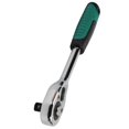 thumbnail image 3 of Ratchet Ratchet Wrench 1/2in 2Way Drive QuickRelease Spanner With NonSlip Grip Handle Green, 3 of 8