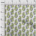 thumbnail image 2 of oneOone Cotton Poplin Light Green Fabric Paisleys Sewing Material Print Fabric By The Yard 56 Inch Wide, 2 of 5