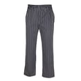 thumbnail image 4 of WEIYLL Pants for Men Suitable Kitchen Work Loose Fit Stripe Print Casual Blue Trousers Size L, 4 of 8