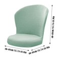 thumbnail image 3 of Binwennn 18 X 18 Cushion 25x25x3 Outdoor Cushion Covers Outdoor Back Cushion Covers Elastic Chair Cover Backrest Integrated Chair Cover All Inclusive Chair Cover For Most Split Type Chair, 3 of 4