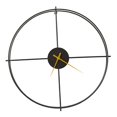 thumbnail image 4 of Abbracc 14"/20" Iron Simple Wall Clock Silent Unique Modern Office Large Black, 4 of 8
