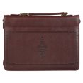 thumbnail image 2 of BC: The LORD's Prayer Walnut and Burgundy Faux Leather Medium, 2 of 3