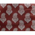 thumbnail image 5 of oneOone Georgette Viscose Blood Red Fabric Block Fabric For Sewing Printed Craft Fabric By The Yard 42 Inch Wide, 5 of 5