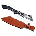 thumbnail image 1 of RYRDWP Clearance Handmade Steel Slaying Knife – Multi-Functional Kitchen Knife for Cutting, Boning & Chopping with Sheath & Ergonomic Handle, 1 of 6