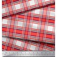 thumbnail image 3 of Soimoi polyester Crepe Fabric Gingham Check Print Fabric by the Yard 52 Inch Wide, 3 of 3