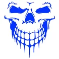 thumbnail image 1 of Large Size 59X53CM Skull Head Car Stickers and Decals Reflective Vinyl Car Styling Auto Engine Hood Door Window Car Stickers, 1 of 6