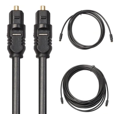 Optical Audio Cable 3ft - Slim Fiber Optic Cable Ultra-Thin Gold Plated Toslink Cable Digital S/PDIF Audio for Soundbar Av Receivers, TV Sound Bar, Game Console Slim Optical cord