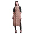 thumbnail image 1 of Bimba Kurti Longue Robe en Coton Imprimé Tunique Droite pour Femmes Haut Indien-Moyen, 1 of 6