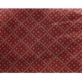thumbnail image 4 of oneOone Georgette Viscose Rouge Tissu Géométrique Bandhani Matériel de Couture Tissu Imprimé par la Cour 42 Pouces de Large, 4 of 4