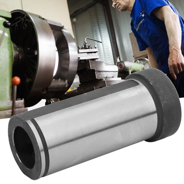 Loewten CNC Lathe Tool Bushing, Lathe Parts Convenient Clamping Durable Tool Holder Bushing, High Strength High Hardness For Center Drill Inner Diameter Cutter Rod