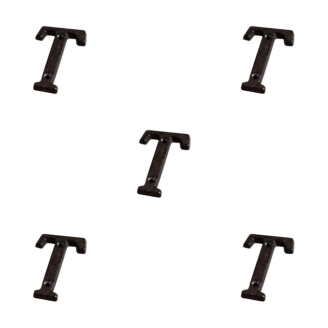 Youkk Iron Decoration Doorplate Durable And Rustproof Wide Application Not Easy To Fade Metal Metal Letters House Numbers B17--T 5Set