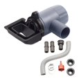 thumbnail image 1 of Exaco 503071 REC Universal Rain Barrel Downspout Connection Kit - Grey, 1 of 1