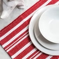 thumbnail image 3 of Fabstyles Broadway Stripe Cotton Placemats Set of 4 Machine Washable Heavyweight Table Mats Perfect for The Kitchen and Dining Table or Outdoor Tables, 3 of 6