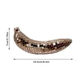 thumbnail image 2 of Handmade Disco Banana Sculpture Funky Home Novelty Tabletop Art Piece, 2 of 3