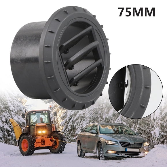 75mm Diesel Heater Duct Hose Pipe Air Vent Outlet Rotatable Black