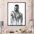 thumbnail image 3 of Designart Handsome African Man Portrait On White I FLOAT FRAME WALL ART, 3 of 4