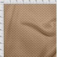 thumbnail image 3 of oneOone Polyester Lycra Dark Beige Fabric Rabbit Animal Sewing Craft Projects Fabric Prints By Yard 56 Inch Wide, 3 of 4