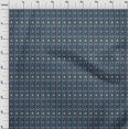 thumbnail image 4 of oneOone Polyester Spandex Medium Blue Fabric Tribal Craft Projects Decor Fabric Printed By The Yard 56 Inch Wide, 4 of 5
