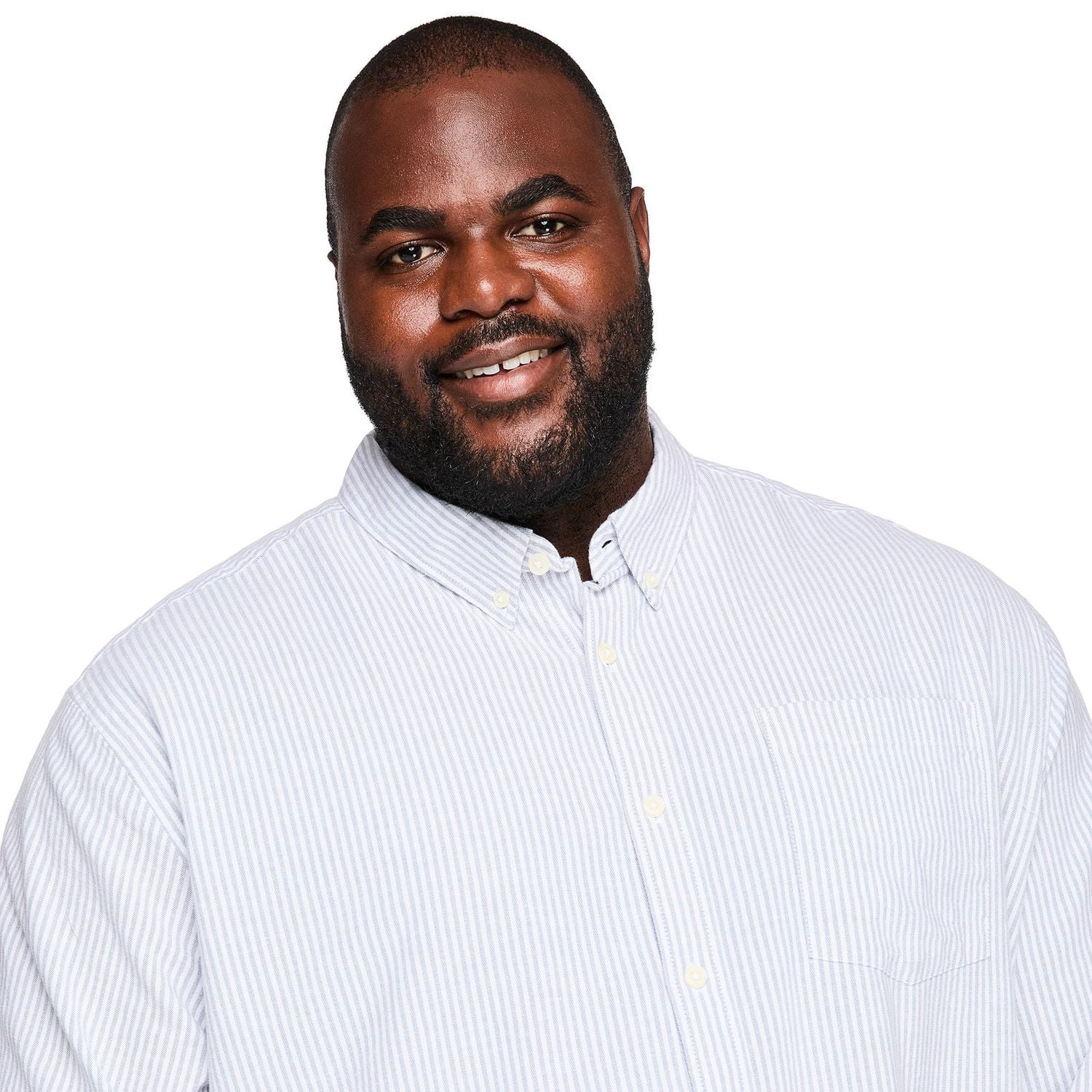 George Big Men's Long-Sleeve Button-Down Shirt