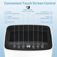 thumbnail image 4 of Refurbished Costway ES10014US 24 Pints 1500 Sq. Ft Portable Dehumidifier, White, 4 of 5