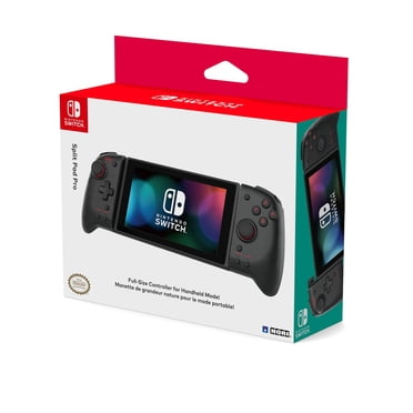HORI Split Pad Pro (Noir) - Manette mode portable pour Nintendo Switch et Nintendo Switch modèle OLED - sous Licence Officielle de Nintendo