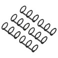 thumbnail image 1 of Unique Bargains 0.63' Dia. 3 Circle Detachable Metal Binder Rings Loose Leaf Rings, Black 6 Pack, 1 of 6