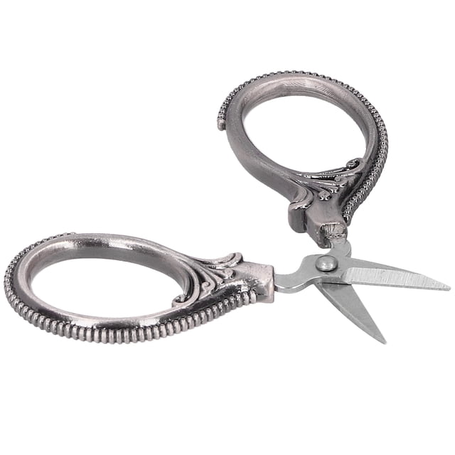 Embroidery Scissors, Stainless Steel Embroidery Scissors Small Portable Tailor Handicraft Shears for Sewing Crafting Art Work