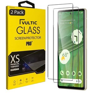 Vultic [2 Pack] Protection écran pour Google Pixel 7 [Case Friendly], Couverture de film en verre trempé