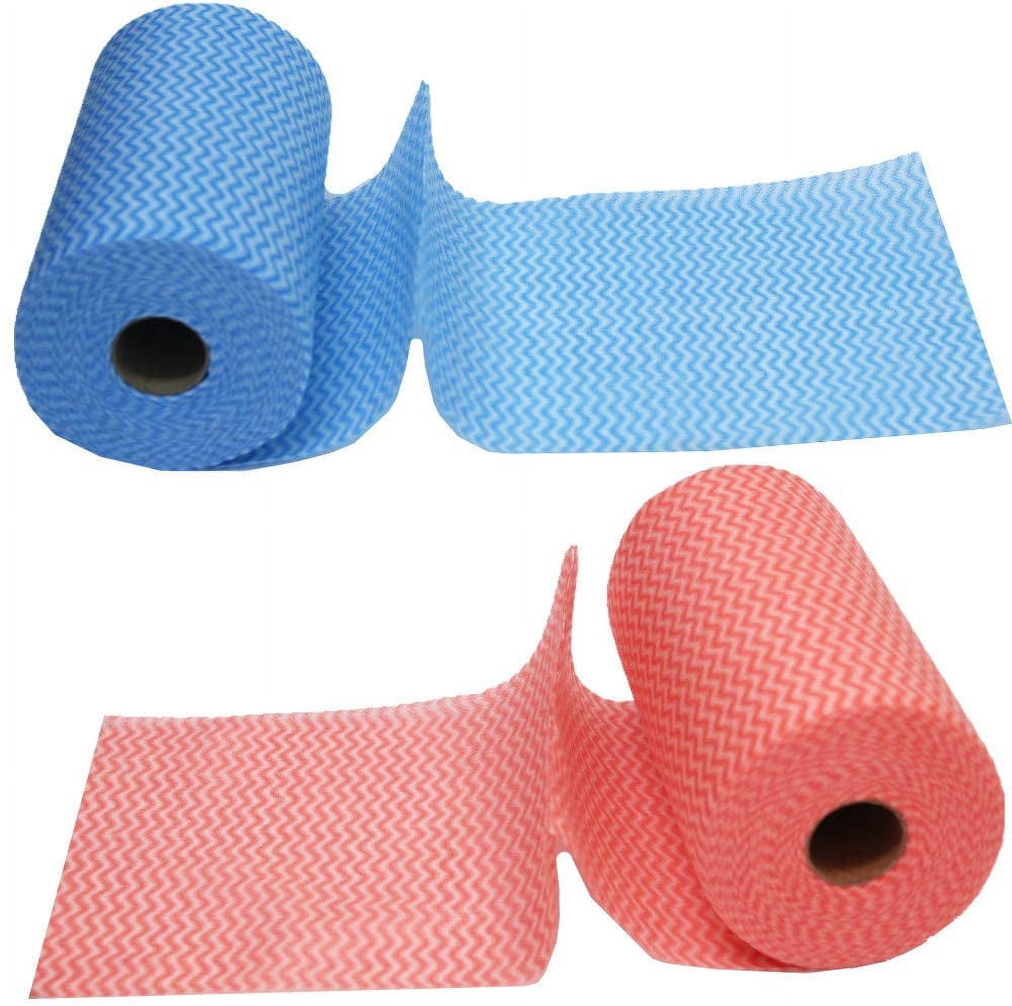 Reusable Cleaning Wipe, Household &Kitchen Towels,Disposable Cleaning Cloth, Dish Cloth Dish Towels Dish Rags Reusable Kitchen Paper Towels, Wash Towels 2 Rolls of 200 Sheets