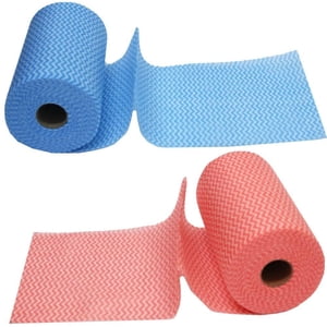 Serviettes de ménage réutilisables Essuie-glaces, Serviettes pour les ménages et les femmes de cuisine,Coupe de nettoyage jetable,serviettes de vaisselle,servies de vaisselle et de vaisselle 2 Rouleaux 200 Feuilles