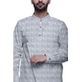 thumbnail image 3 of Atasi Ensemble Kurta-Pyjama Long en Coton pour Hommes, Kurta-Pyjama Décontracté de Designer, Vêtements, 3 of 3