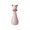 Pink, variant on LFKERWMG My Items Ceramic Cat for Memorial Jar with Bow Tie Decorative Keepsake for Feline in Multiple Colors