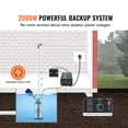 thumbnail image 2 of KFFKFF 2000W Battery Backup for Sump Pump with LCD, Shifts to Inverter Power Automatically for Continuous Functioning, Crucial for Power Outages & Unexpected Situations, 2 of 9