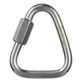 thumbnail image 2 of Climbing Triangle Connecting Ring Triangle Climbing Connecting Buckle Safety Lock Stainless Steel Connecting Buckle for Outdoor Rock Climbing Rescue, 2 of 9