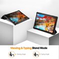 thumbnail image 3 of Étui en PU pour Amazon Fire HD 10 2023, Réveil/sommeil Automatique, Support Tri-Pli, Housse Intelligente pour Tablette pour Amazon Fire HD 10 2023 Release, Vert Foncé, 3 of 6
