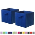 thumbnail image 1 of YOYTOO 2 Pack Collapsible Cube Fabric Storage Bins, 11 Inch Collapsible Storage Bins, 1 of 6
